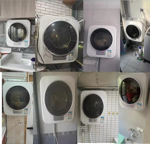<span class=keywords><strong>Lave</strong></span>-<span class=keywords><strong>linge</strong></span> <span class=keywords><strong>mural</strong></span> entièrement automatique de 3 kg avec fonction de séchage - Product Image 5