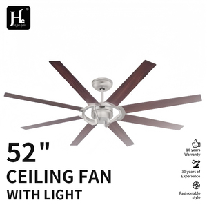 Ventilateur de plafond de 60 pouces en stock aux États-Unis, ventilateur de plafond moderne pour salon, ventilateur de plafond industriel avec lumière et télécommande - Product Image 5