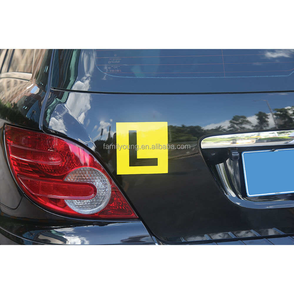 Fully Magnetic L Plates For Learner Drivers – Extra Strong Hold, UK Road Legal, Easy To Move & Reuse