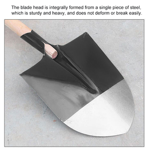 Utilizzi delle Pale <span class=keywords><strong>per</strong></span> l'Agricoltura, <span class=keywords><strong>Pala</strong></span> di Grado Industriale con Punta a Lama, Manico in Legno, Attrezzo <span class=keywords><strong>per</strong></span> <span class=keywords><strong>Scavare</strong></span> - Product Image 4