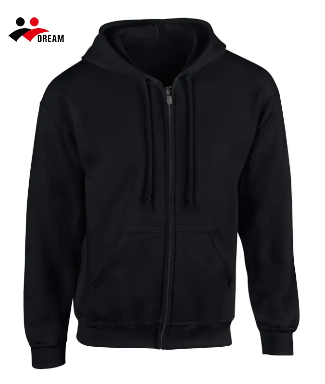 Wholesale blank women's hoodies & sweatshirts Crewneck Pullover Sweatshirt Custom Logo blank full zip sweatshirt hoodie for men