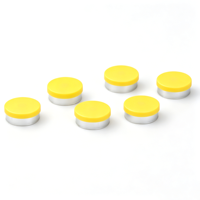 20mm Aluminum Flip Screw Cap Bulk Wholesale OEM Anti-Slip Knurled Closure High Quality Non-Refillable Cosmetic Bottle ROPP