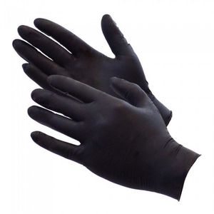 Wholesale Mediunion Disposable Black Powder-Free Nitrile <strong>Gloves</strong> Smooth Texture Flexible <strong>Touch</strong> Screen Functionality Anti-Static - Product Image 2