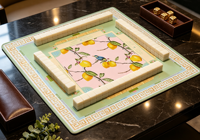 Tapis de Mahjong Américain Ultime en Gros, en Stock, Absorbant l'Eau, Antidérapant et Silencieux pour Tables de Jeu à Domicile
