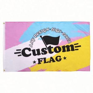 Qiyang Wholesale Premium Fabric Single Double Sided Painting Design Outdoor Indoor Custom <b>Flags</b>, Banners - Product Image 5