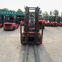 Forklift Diesel Bekas Dua Tiang 3.5T, Angkat 4000mm, Mesin Pembakaran Internal, Counterbalance, Ban Solid, FWD, 4900kg, Model A35T
