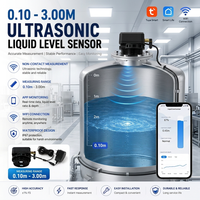 Sensor de Nivel de Líquido Ultrasónico TLC2502 Wifi 2.4GHz, Dispositivo Inteligente Tuya, Monitor de Nivel de Tanque de Agua de 3M