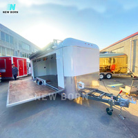 Remorque de nourriture Offre Spéciale cuisine mobile camion de restauration rapide barbecue bar de scène mobile remorque de nourriture