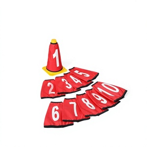 Conos de Goma Numerados y Coloridos con Base para Entrenamiento de Agilidad - Juego Ecológico y Duradero del 1 al 10 - Product Image 1
