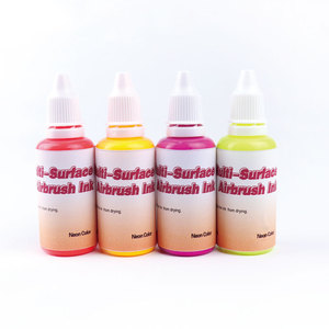 Pintura Profesional <span class=keywords><strong>para</strong></span> Aerógrafo, Impermeable y No Tóxica, 18 Colores, 15ml/30ml, <span class=keywords><strong>para</strong></span> Madera, Vidrio, Plástico y <span class=keywords><strong>Tela</strong></span> - Product Image 3