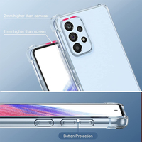 Clair Antichoc TPU Téléphone étui pour samsung Galaxy A53 A35 A72 A02 A12 A13 A54 A73 A26 A04 S22 S24 FE Couverture Souple