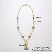 Collier long élégant avec chaîne ovale, perles naturelles d'eau douce et nacre, idéal pour les soirées, cadeau pour femmes