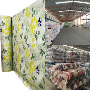 Achat direct Chine <span class=keywords><strong>pas</strong></span> <span class=keywords><strong>cher</strong></span> prix 100% polyester brossé tissé sergé dispersé imprimé 120gsm tissus pour textile de maison - Product Image 1