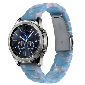Bracelet de montre en résine orange 20 mm 22 mm pour <span class=keywords><strong>Watch</strong></span> 42 mm/46 mm Active 2 & Gear S2/S3 pour <span class=keywords><strong>Watch</strong></span> GT 2 - Product Image 5