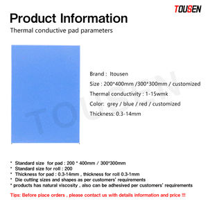 Relleno de huecos conductor térmico Tflex P300 3WMK Tflex HR400 almohadilla térmica materiales de interfaz térmica HR600 almohadillas de transferencia de calor - Product Image 2