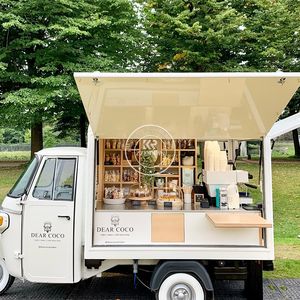 Nouveau Tricycle Électrique 4 Roues 2025 pour Vente Ambulante : Chariot à Crêpes, Café et Glaces en Fibre de Verre et Aluminium – Offre Spéciale - Product Image 5