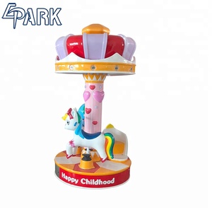 Hot Bán Hạnh Phúc Thời Thơ Ấu Carousel Đi Xe 3 Người Vui Vẻ Trò Chơi Video Kiddie Đi Xe Máy Đồng Tiền Hoạt Động Trò Chơi - Product Image 4