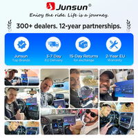 Pemutar Video Autoradio Junsun 9" untuk Toyota Fortuner Hilux 2007-2015, Navigasi GPS Mobil, Pemutar Multimedia, Radio Mobil