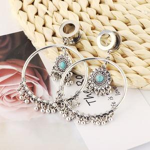 कान का गेज सुरंगों प्लग करने वाले गहने सर्पिल कान स्टेनलेस स्टील की कान सुरंग के चक्कर काट रहा है - Product Image 2