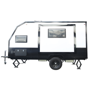 Camping-car/<span class=keywords><strong>caravane</strong></span>/camping-car américain standard 2024 de 14 pieds en <span class=keywords><strong>aluminium</strong></span> avec glissière pour le camping et les voyages avec une pièce extérieure à utiliser - Product Image 3
