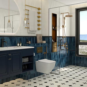 Carreaux muraux en porcelaine moderne 400x800, imitation pierre de brique, texture mate, émail mat, salle de bain, intérieurs de <span class=keywords><strong>restaurant</strong></span>, carreaux d'hôtel - Product Image 1