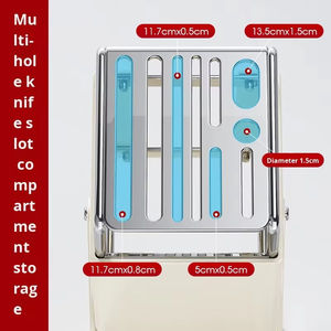 Armoire de rangement en métal pour couteaux, support de rangement de cuisine, gain de place, votre étagère de rangement idéale pour la maison - Product Image 5