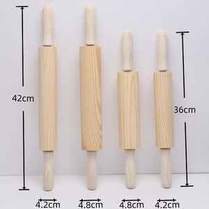 Bán Chạy Nhất Que Làm Mì Hemu Con Lăn Da Bánh Bao Con Lăn Có Thể Di Chuyển Pin Cán Gỗ - Product Image 4