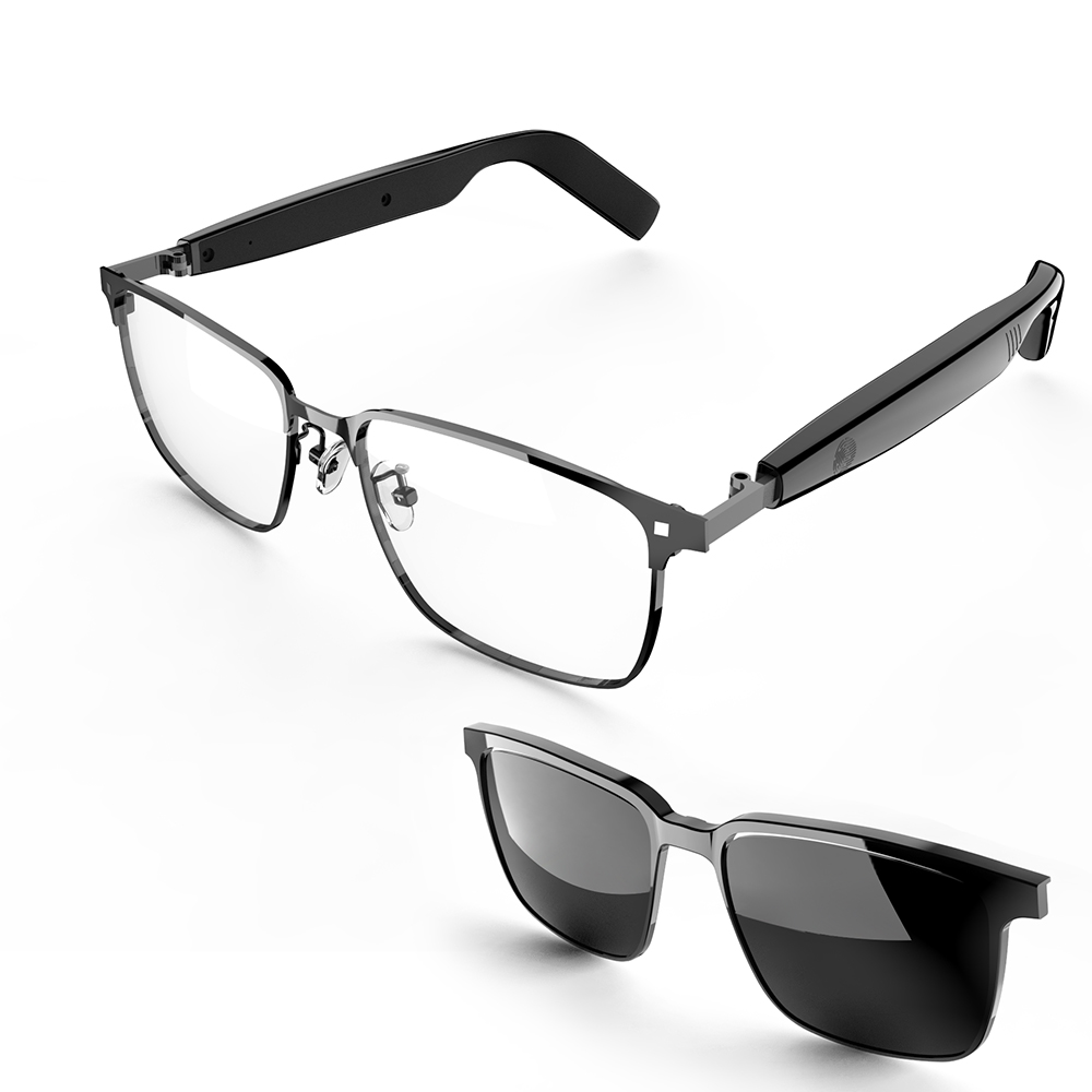SG20 PRO Smart Wearable Headset Voice Assistant UV Protection with Magnetic Dual Lenses 2026 Men Outdoor Smart Audio Eyewear