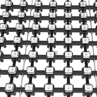 Écran maillé LED RVB pliable personnalisé écran LED Pixel Dot Media Façade LED écran rideau