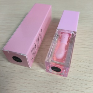 Mini tubos de brillo de labios personalizados rosa brillante y caja de embalaje orgánico <span class=keywords><strong>Plump</strong></span> <span class=keywords><strong>It</strong></span> Lip Plumper brillo impermeable - Product Image 3