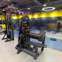 Machine combinée de curl et d'extension des jambes assis, équipement de fitness commercial pour l'entraînement des ischio-jambiers et des quadriceps