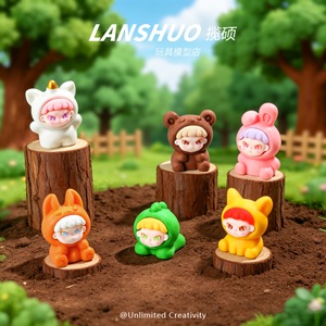 Figuras Miniatura de Resina de Animales de Dibujos Animados Lindos, Hechas a Mano, Artesanía DIY, Decoración Coleccionable, Primavera 2026, Origen Yiwu - Product Image 2