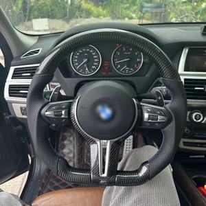 Volant en fibre de carbone véritable pour <span class=keywords><strong>BMW</strong></span> M3 G80 G20 G21 G22 G28 G29 2024 2023 <span class=keywords><strong>2022</strong></span> 2021 2020 avec trous pour palettes de changement de vitesse - Product Image 2