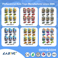 LASIVE TOYS Voiture de course miniature en alliage moulé sous pression 1:64 pour enfants, chariot agricole, voiture de sport, jouet en métal coulé coulissant