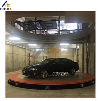 Showroom Petit élévateur de voiture Mini plateau tournant de voiture Plate-forme élévatrice rotative