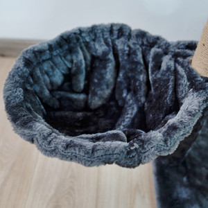 Árbol para Gatos Moderno de Alta Calidad, Estructura de Cactus Grande de Madera con Cuerda de Cáñamo y Sisal, Muebles de Felpa Suave para Gatos - Product Image 4