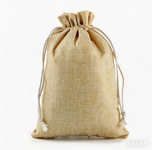 Bolsas de Lino Ecológicas para Regalos de Pequeños Comerciantes, Servicio de Impresión de Logotipo Personalizado Disponible - Product Image 3