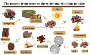 เครื่องบดผงโกโก้สำหรับแปรรูปช็อกโกแลตราคาถูก - Product Image 6