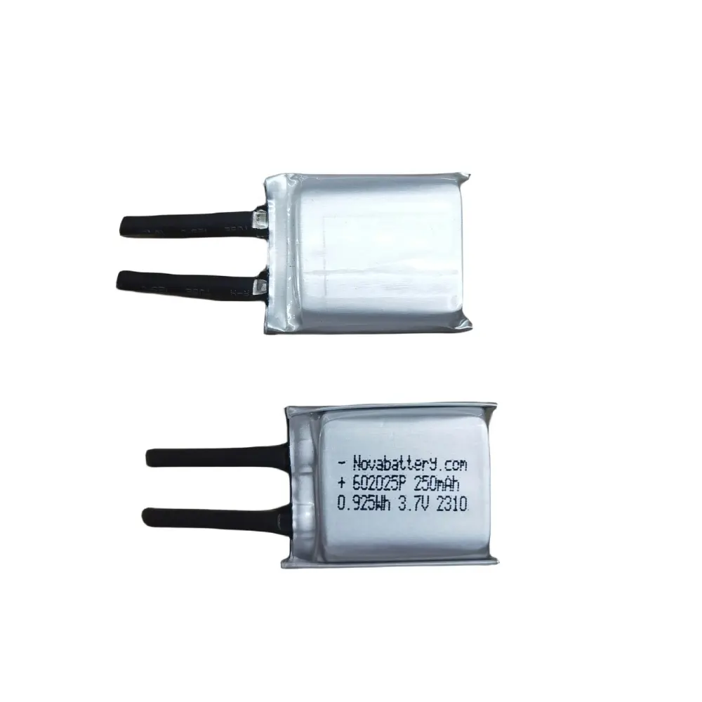 Nova 601735 602025 3.7v 250mah lipo עם pcm באיכות גבוהה עבור צעצועי טלפון פנס gps iot מכשיר יופי