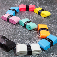 Poignées de raquette de tennis et de badminton en PU multicolores et accessoires de padel - Poignées de qualité au toucher frais