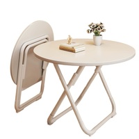 Table à manger pliable style crème, gain de place, pour petit appartement, balcon, stand de marché nocturne, portable, durable, ensemble polyvalent