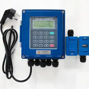 China RS-232 DN15 ~ DN6000 mm Tuf 2000b Flowmeter Tuf-2000 Clamp On Ultrasonic Flow Meter Para Água, Água Do Mar, Líquido Ácido, Cerveja