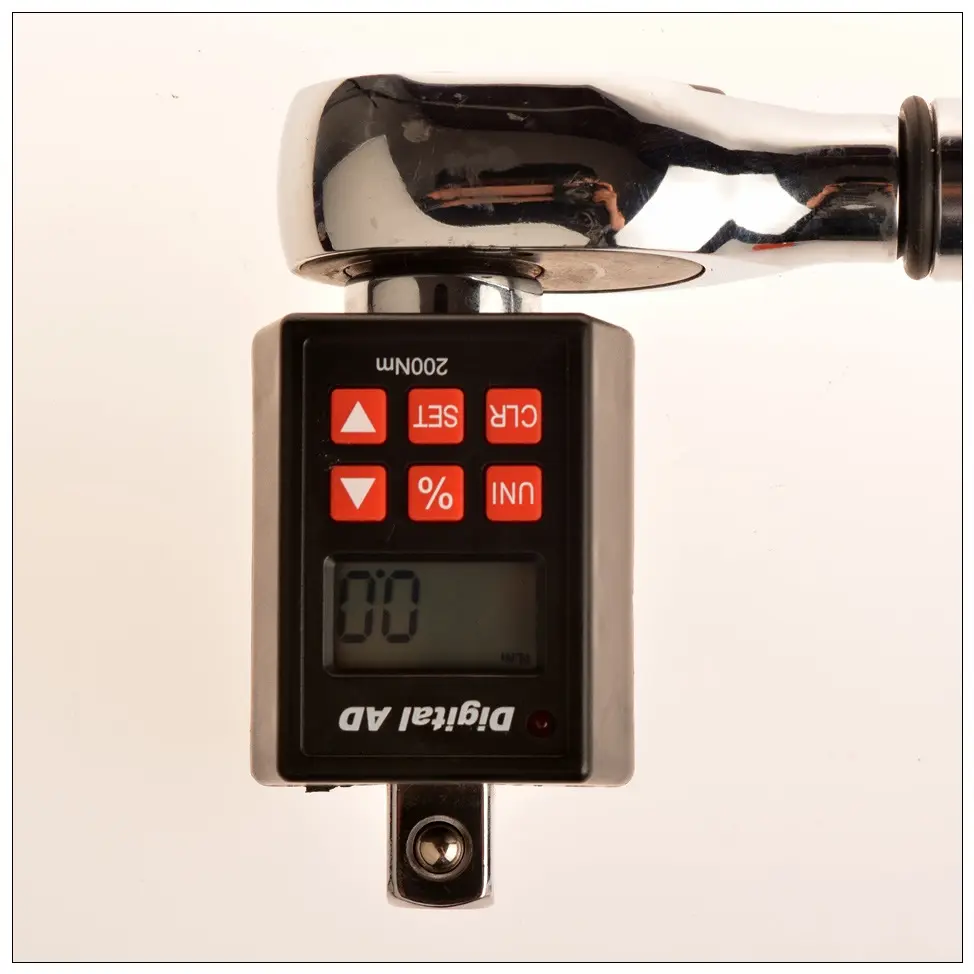 1/2" Drive Digital Electronic Torque Wrench 3/8 1/4 Adapter 2-200/17-340N.m Tool DR DIGITAL TORQUE ADAPTER