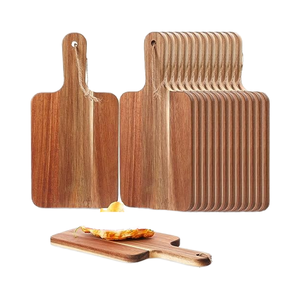 SINCERE Hot <strong>Sale</strong> Acacia <strong>Wood</strong> Cutting <strong>Board</strong> Set 12 X 6 Inch Kitchen Wooden Chopping <strong>Boards</strong> Handles <strong>for</strong> Serving Tray Housewarming - Product Image 1