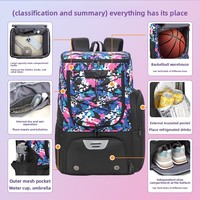 Sac à dos de basket-ball pour étudiants, Oxford, camouflage, imperméable, grande capacité, multifonctionnel, sac de sport à coussin d'air pour hommes et femmes