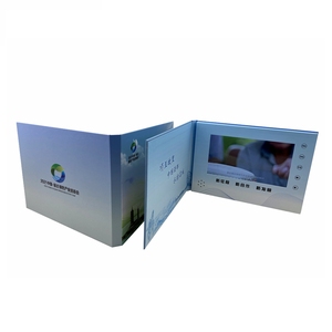 Meilleure couverture rigide 7 pouces A5 LCD carte de brochure vidéo livre vidéo numérique d'affaires avec conception personnalisée - Product Image 6