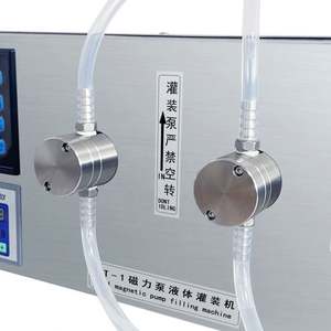 Máquina de llenado de líquidos Yunqingtech con bomba magnética de doble cabezal, 2 boquillas, pedal, para perfume, agua, aceite, jabón y detergente - Product Image 4