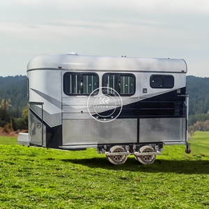 Remorque Économique de Luxe pour 2 Chevaux avec Chargement Double Angle et Chariots Flottants – Produit à Bas Prix - Product Image 2