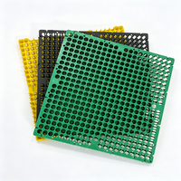Lámina de Drenaje de Plástico Resistente, Placa de Drenaje Interconectable para Almacenamiento y Drenaje de Agua para Ingeniería Civil