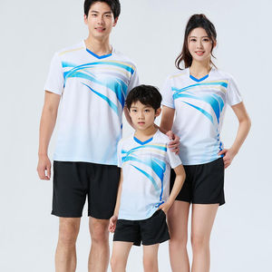 Vêtements de course personnalisés pour adultes et enfants, séchage rapide, respirants et anti-transpiration pour le badminton, le tennis de table et le volley-ball - Product Image 2